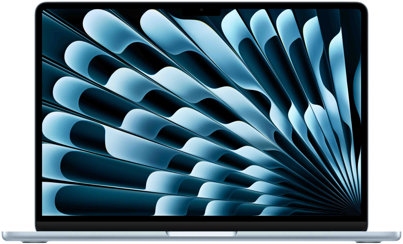 Apple MacBook Air 13 (M5, 10C CPU/8C GPU, 2026), 16 ГБ, 512 ГБ SSD, Небесно-голубой (Sky Blue)